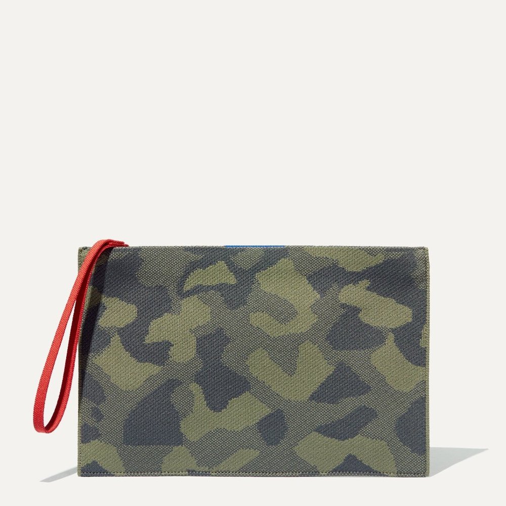 Rothy's The Essential Pouch Wristlet Sage Camo